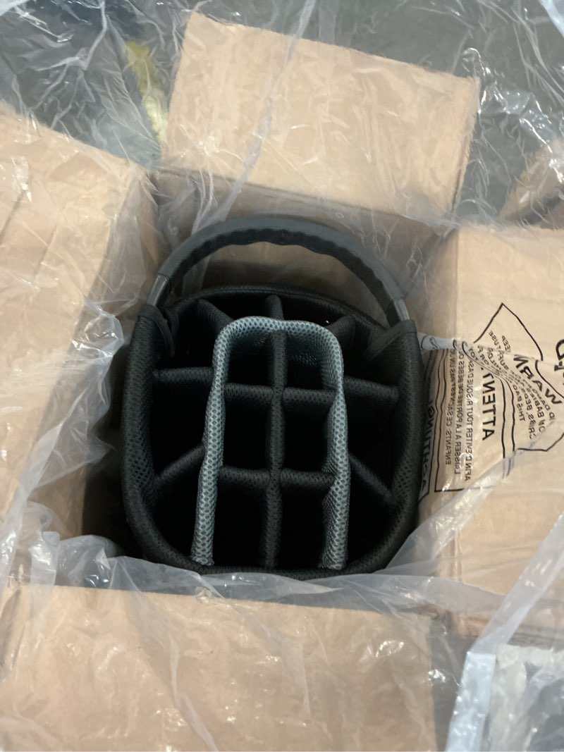 Condition photo showing Good Condition for 14 Way Dividers Golf Stand Bag Lightweight, Golf Bag for Men Women with Multiple Pockets, Dual Strap and Rain Cover Hood black