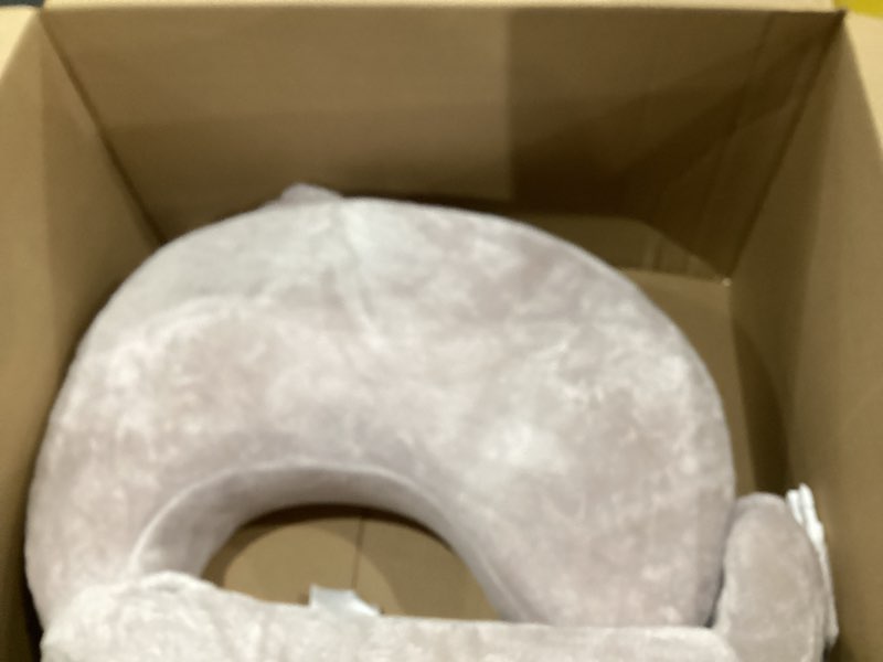Condition photo showing Good Condition for My Brest Friend Super Deluxe Nursing Pillow - Enhanced Comfort & Ergonomic Breastfeeding Pillow for Ultimate Support for Mom & Baby - Adjustable and with Handy Side Pocket, Sandstone Sand Stone Super Deluxe