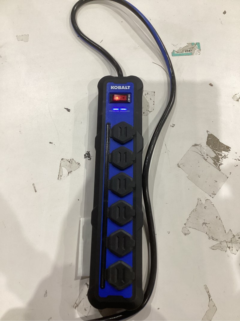 Condition photo showing As Is for kobalt 6 outlet cord