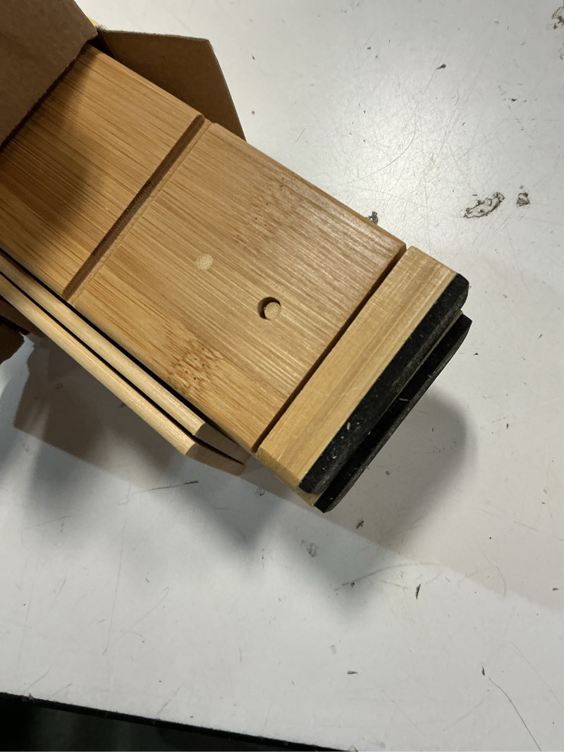 Condition photo showing Good Condition for spaceaid bamboo drawer dividers with inserts and labels, kitchen adjustable drawer organizers, expandable organization for home, office, dressers, 4 dividers with 9 inserts (17"-22" natural) 2.35''h, 17''-22''l, 4 dividers natural