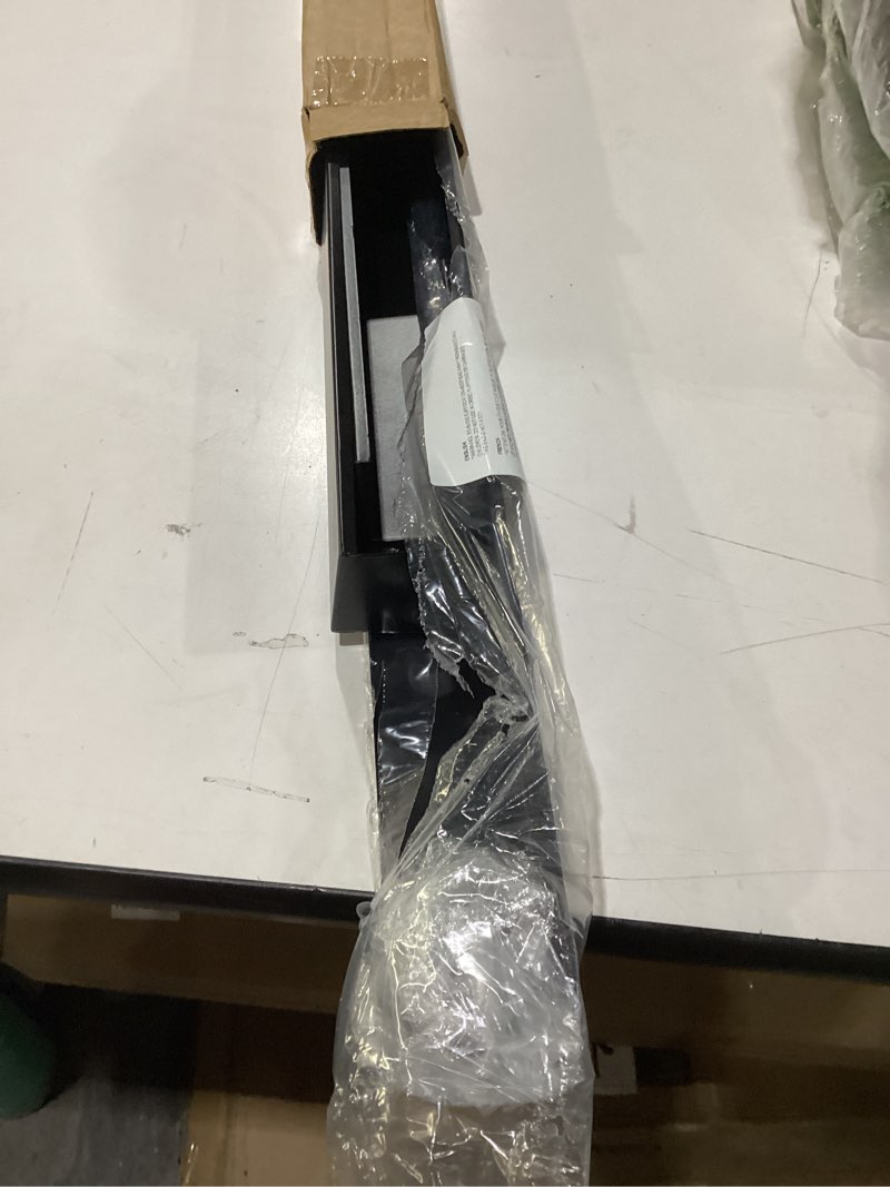 Condition photo showing New/Like New for Adjustable Fireplace Curtain Rod Kit- Black Fireplace Rod Kit for Fireplace Screen Mesh Spark Curtain Valance, Adjust from 36 to48 Inch, Screens Not Included 36-48inch