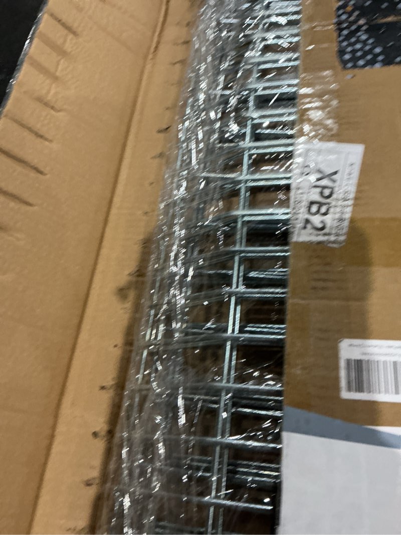Condition photo showing Good Condition for original gate plate, metal anti animal digging fence, dog digging deterrent, hot-dip galvanized underground gap filler, 2 pack with 4 animal fence barrier