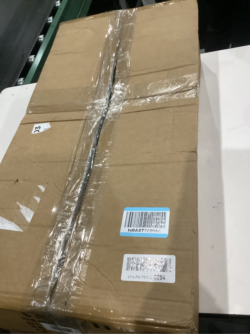 Condition photo showing As Is for YLCHYTDZSW 40" Linear Pendant Light for Kitchen Island,2-Light White Drum Farmhouse Chandeliers Over