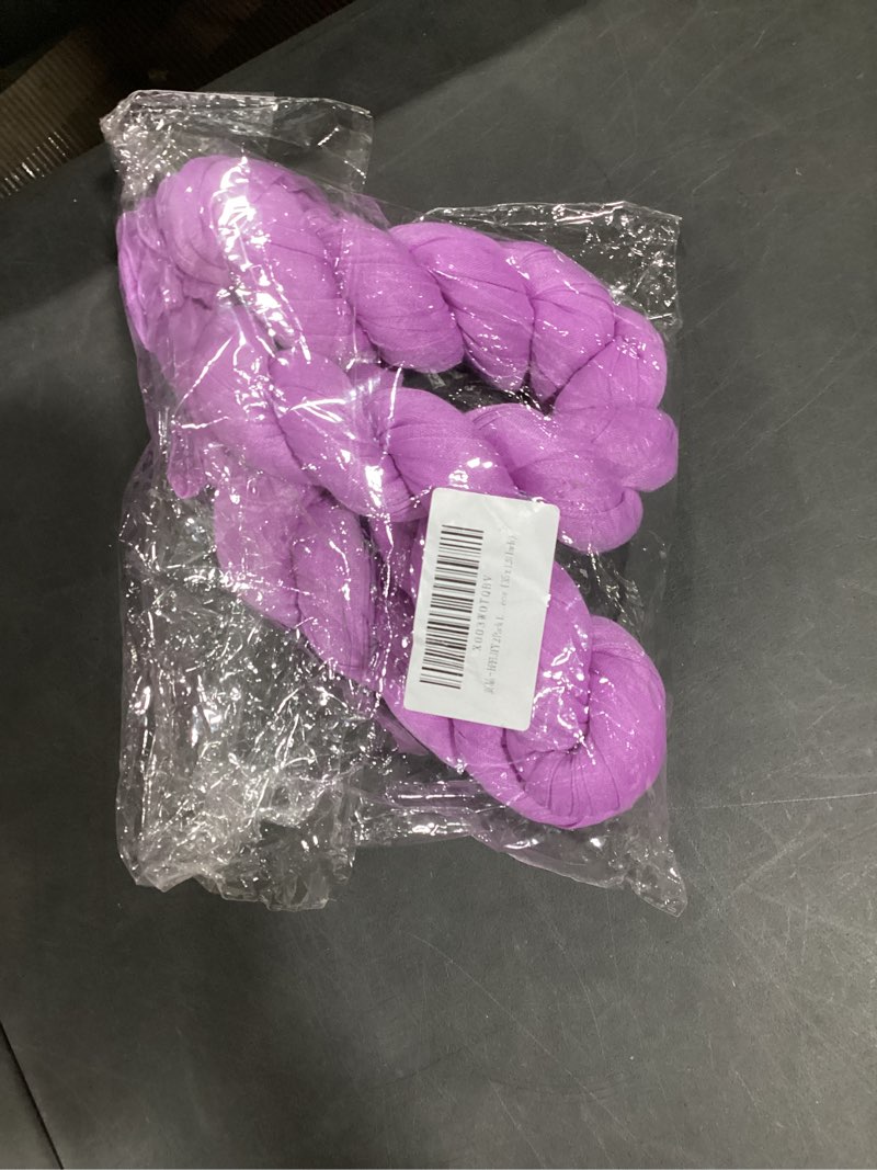 Condition photo showing New/Like New for 6 Pack 10 Ft Cheesecloth Table Runner Purple Gauze Long Table Runners Boho Gauze Cheese Cloth Table Runner Rustic Sheer Runner for Wedding Party Table Decor ( 35 x 120 Inch ) Purple 6