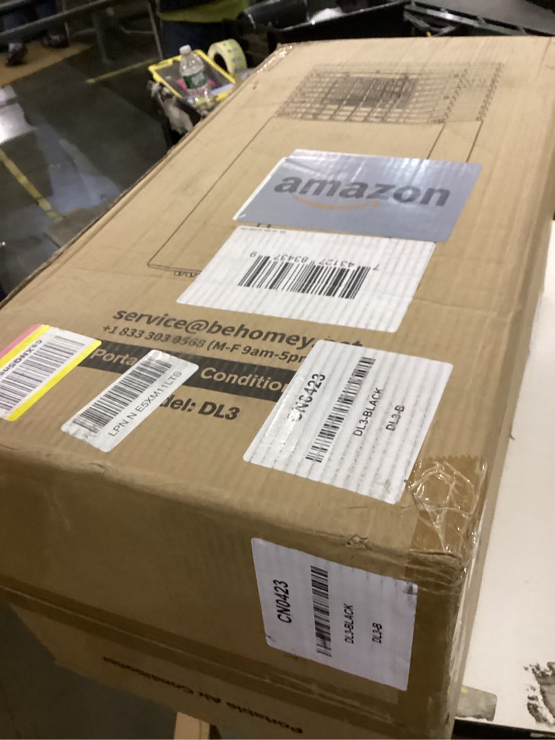 flowbreeze 24" windowless portable air conditioner, 15h timer & 120°oscillation, 3-in-1 portable ac unit w/remote, 2-gal tank, 3 modes & speeds, ultra-quiet ventless swamp cooler for homeoffice, onyx