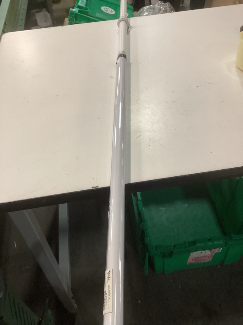 Condition photo showing As Is for style selections 5-ft white metal house flag pole