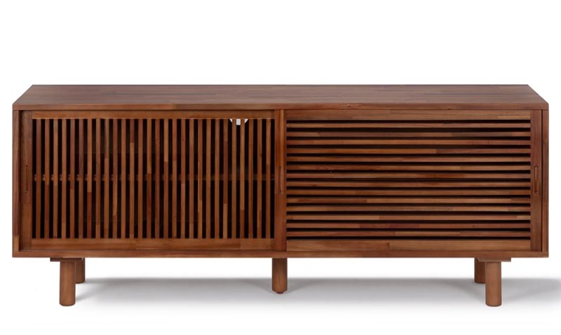 Mosaic tv stand wood