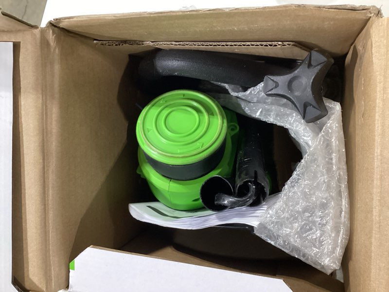 Condition photo showing As Is for Greenworks 24V 10" Cordless TORQDRIVE™ String Trimmer , Battery and Charger Not Included