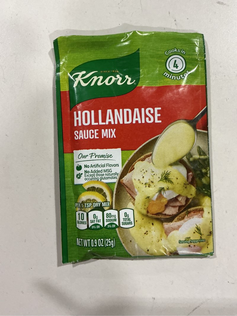Knorr Sauce Mix Sauces For Simple Meals and Sides Hollandaise No Artificial Flavors, No Added MSG 0.