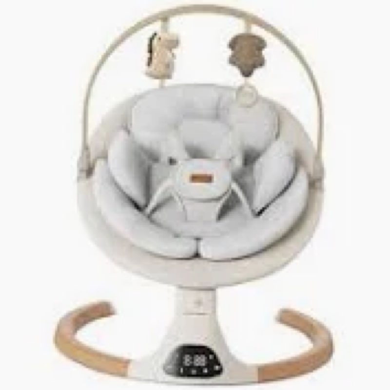 Baby Swings for Infants, Fasonbaby Bluetooth Infant Swing with Music Speaker with 3 Seat Positions, 