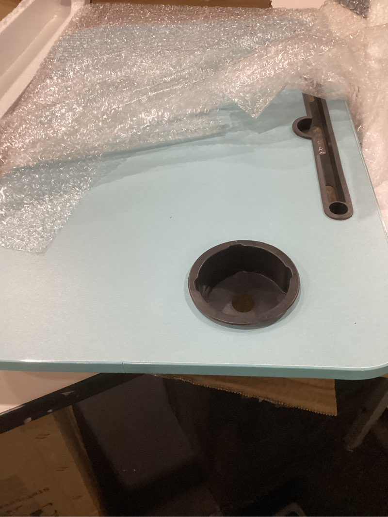 Lap Desk with Storage Drawer, Cup and Tablet Holder, Bed Tray Table, Foldable Laptop Desk, Laptop St