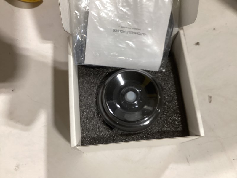 Condition photo showing Good Condition for 360 rotatable car magnetic phone holder,electric vacuum magnetic suction car phone mount,magnetic adsorption double cell phone holder-sided strong suction for car mirro gym all smooth surface (black)