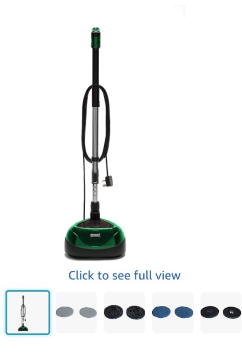 bissell commercial biggreen bgfs650 hercules scrub and clean floor machine, green