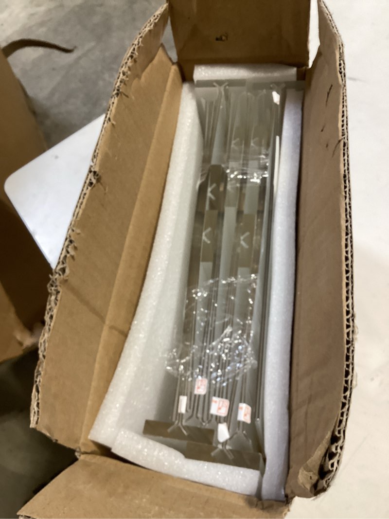Condition photo showing Good Condition for acrylic sign holder 8.5 x 11 paper stand 10 pack clear double side t shape acrylic table signs for displaying, flyer holder paper card holder for office business store mall restaurants 10 pack 8.5x11