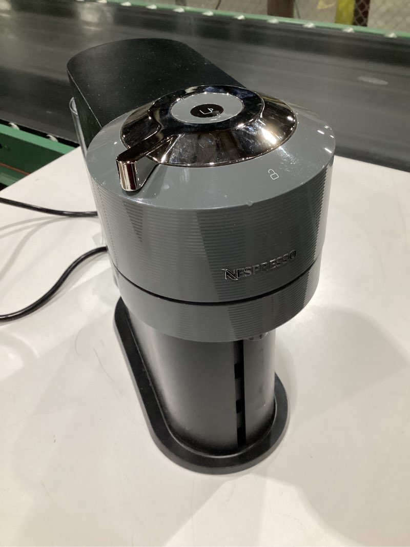 Condition photo showing Good Condition for Nespresso Vertuo Next Coffee and Espresso Maker by Breville, Light Grey Machine Only Gray, USED, MISSING PARTS, NOT TESTED