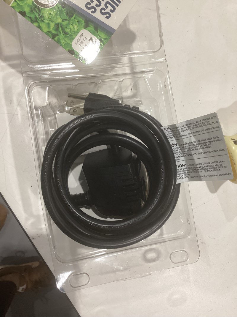 Condition photo showing Good Condition for pond boss hydroponic pump 80 -gph submersible corded electric pond pump