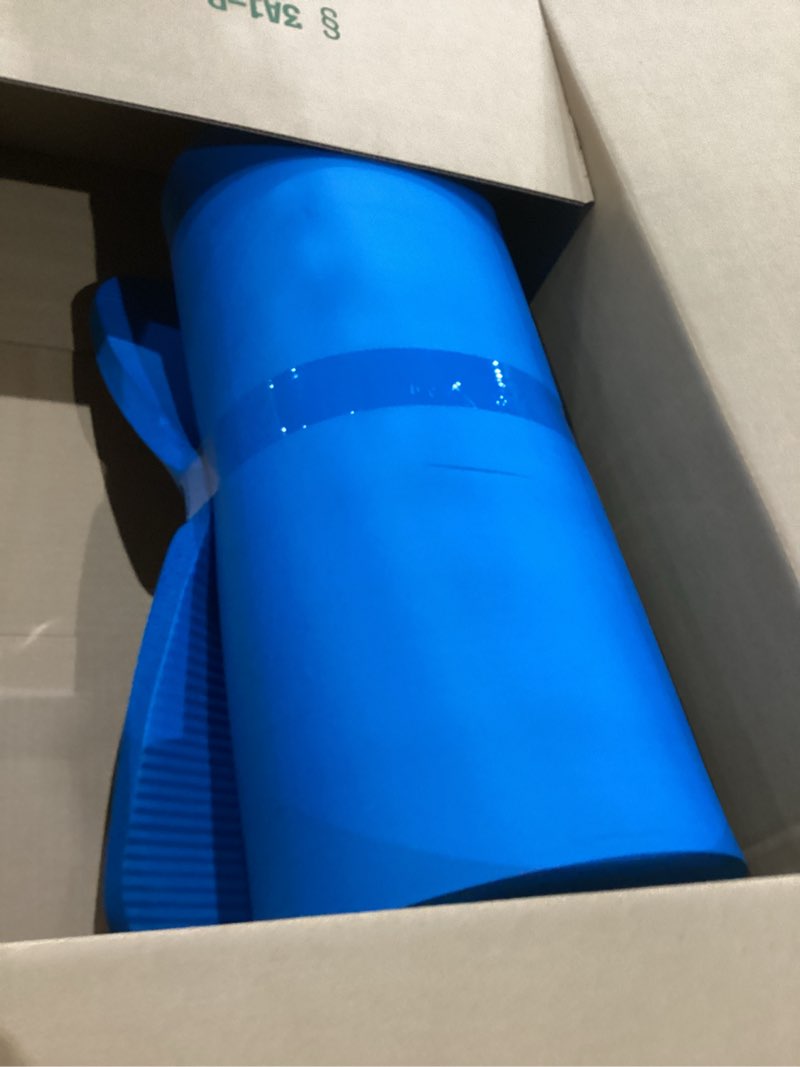 Condition photo showing Good Condition for Amazon Basics Extra Thick Exercise Yoga Mat with Carrying Strap Aqua 1-Inch