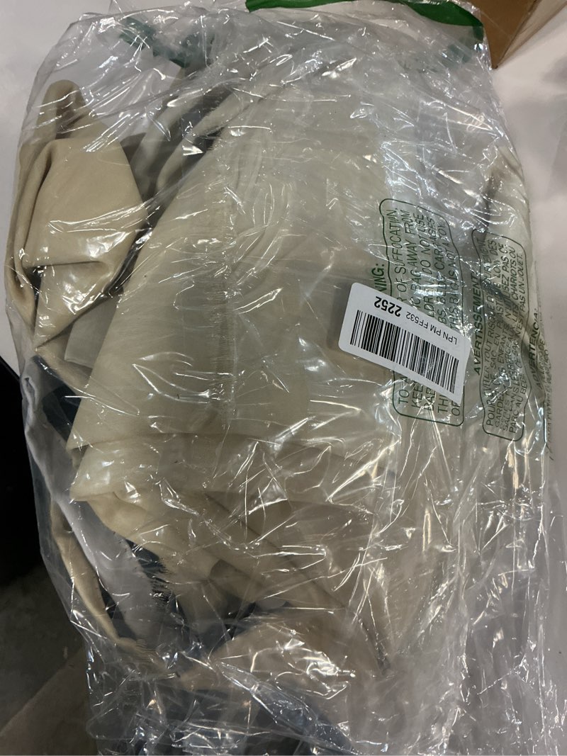 Condition photo showing Good Condition for Estelar Textiler Ombre Greyish White and Beige Blackout Curtains & Drapes 96 Inch Length 2 Panels, Gradient Thermal Insulated Full Light Blocking Grommet Blackout Drapes for Bedroom, 52Wx96L 52"W x 96"L (Pack of 2) Beige and Greyish White