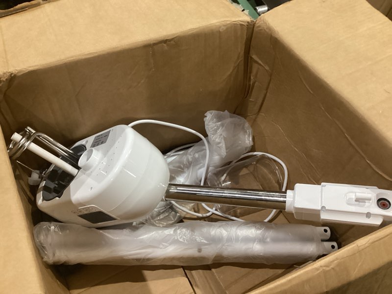 Condition photo showing As Is for professional facial steamer for estheticians, hot mist & timer function, vaporizador facial professional steamer on wheels for home use & spa salon skin cleasning