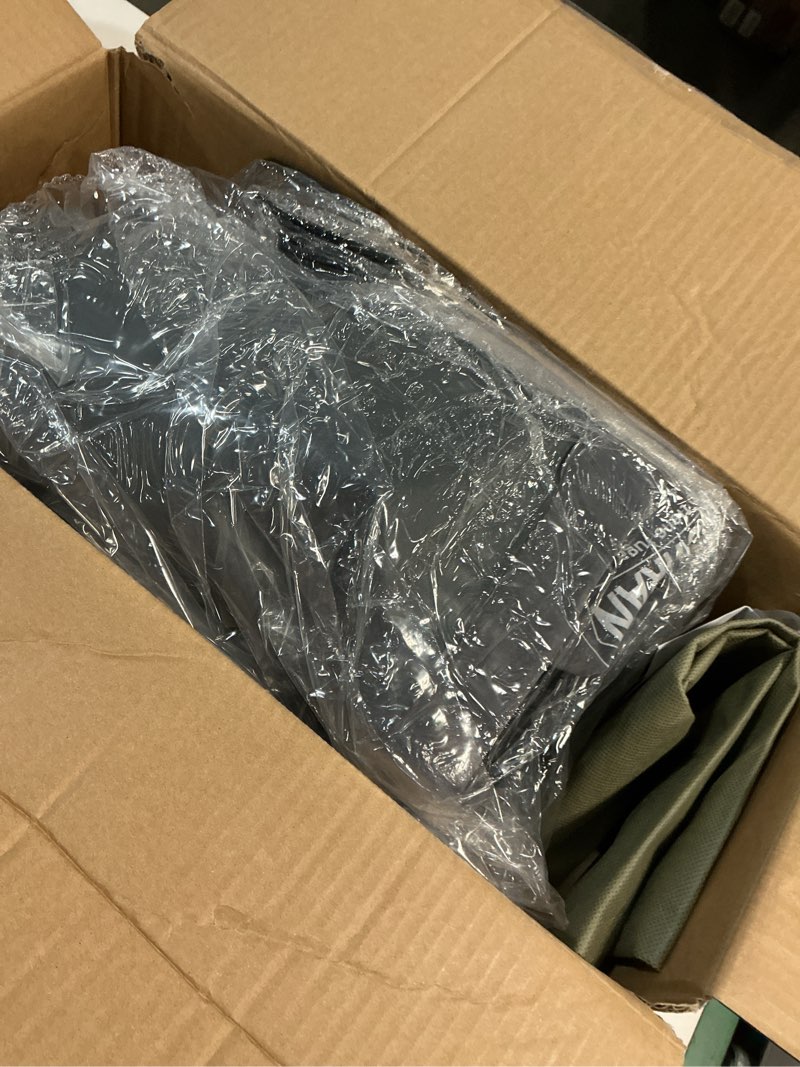 Condition photo showing Good Condition for Intex Mid-Rise Air Mattress Bed with Built-in Pump, Dura-Beam Deluxe Comfort Plush, Queen - Portable Luxury Travel Airbed for Adults, Camping, Guests 13” Grey Queen