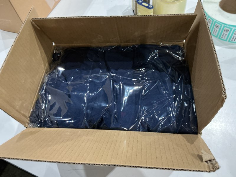 Condition photo showing As Is for nasitos fitted table covers stretch spandex - 72 x 30 inch - 4 pack navy rectangle table clothes for 6 foot folding tables, wrinkle resistant tablecloths for parties, trade show, craft show, birthday 6ft navy 4