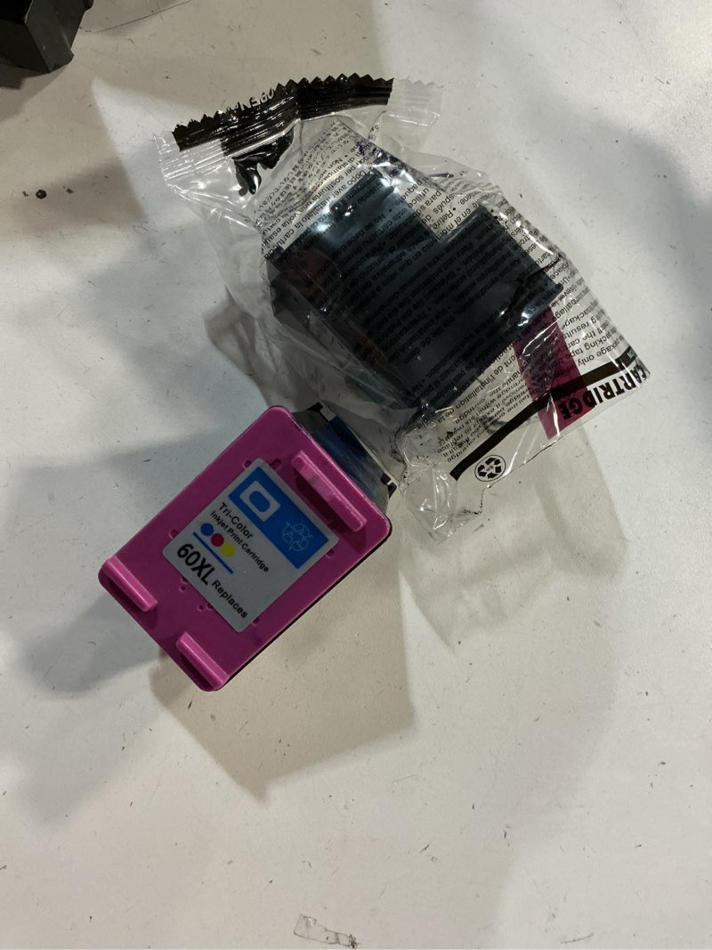 Condition photo showing Good Condition for 60xl ink cartridges replacement for hp 60 60 xl ink for envy 100 110 photosmart c4780 c4795 d110 d110a deskjet f4580 d2530 d2545 printer (1 black, 1 color)