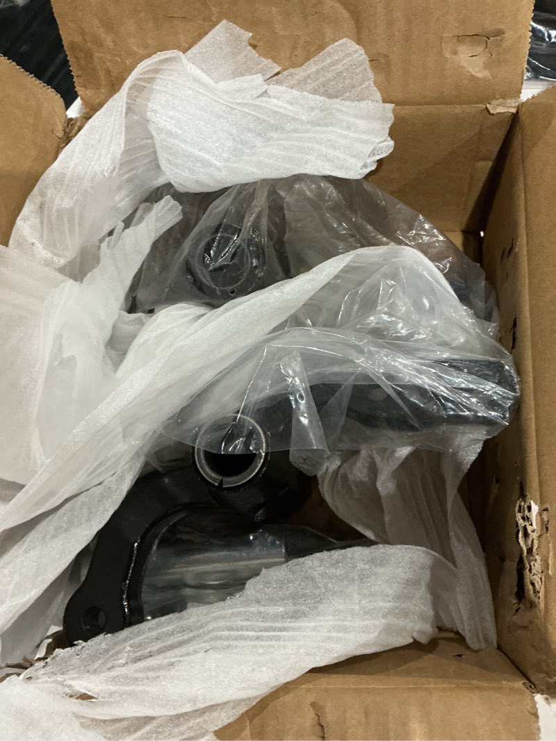 Condition photo showing As Is for drive up ezgo txt spindle deluxe front end repair kit, ezgo passenger side and driver side spindle assembly, suitable for ezgo txt/pds 2001.6-up electric and gas golf carts, oem 70673-g02, 70942-g02