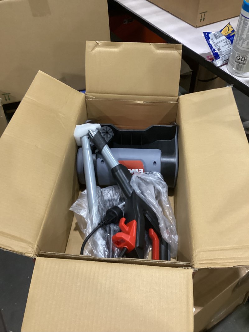 Condition photo showing As Is for EWORK Corded Snow Shovel 11-Inch 1200W 10A Powerful Electric Snow Shovels, 6-Inch Clearing Depth, 23-Foot Max Throw Distance, Power Snow Blower for Driveway, Steps, Sidewalk, Porch 1200W 10A Corded Snow Shovel