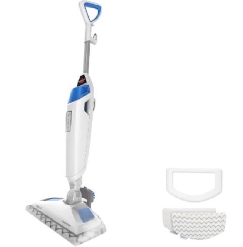 BISSELL Steam Mop 1940A PowerFresh Floor Steam Cleaner for Hard Wood & Tile with Natural Sanitizatio