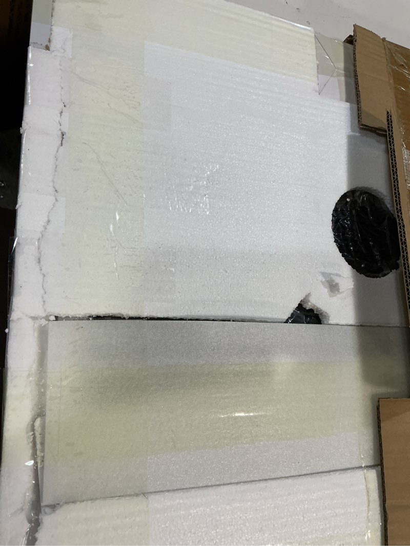 Condition photo showing Good Condition for hasipu vanity mirror with lights, 24.2" x 18.9" led make up mirror, light up mirror with 10x magnification, smart touch 3 colors dimmable, 360° rotation (white) round white 24.2"l x 18.9"w