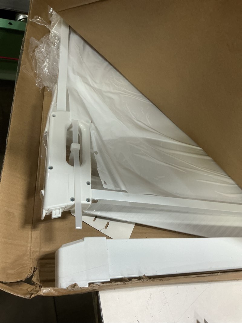 Condition photo showing Good Condition for WAOWAO Clear Baby Gate for Stairs Modern Design Acrylic Auto Close Pet Gate, 29.52-47.24" Wide Safety Baby Gate for Doorways,White Clear Dog Gates Indoor, Hallways,Kitchen White 29.52-47.24"