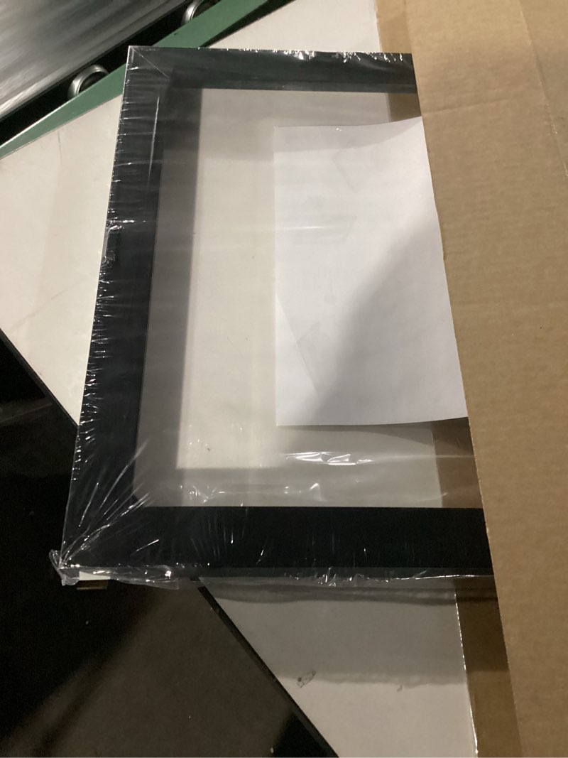 Condition photo showing New/Like New for Americanflat 12x16 Canvas Floating Frame with Adhesive Strips Included - Vertical and Horizontal Floating Frame for Artwork - Canvas Frames for Wall Display - Black Black 12X16