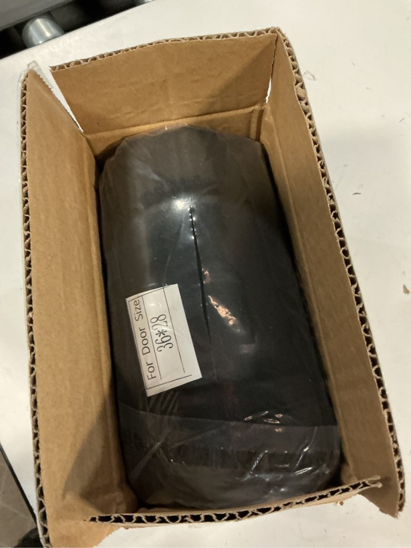 Condition photo showing Good Condition for Magnetic Fireplace Cover, Fireplace Blocker Blanket Stops Heat Loss, Adjustable Fireplace Draft Stopper with 12 Magnets for Indoor Iron Frame Black 36" W x 28" H 36"x28"