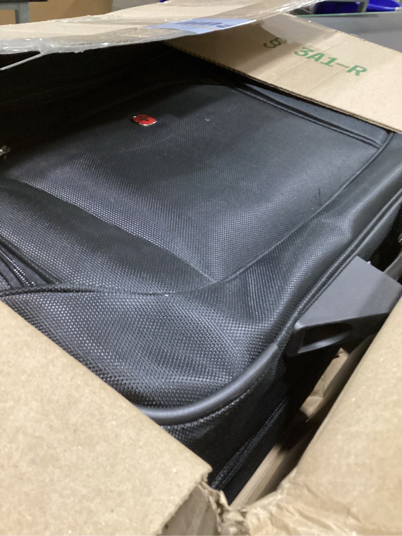 Condition photo showing Good Condition for SwissGear 7895 Premium Rolling Garment Bag, Bonus Hanging Feature, Men's and Women's, 24-Inch Luggage - Black 24 inch Rolling Black