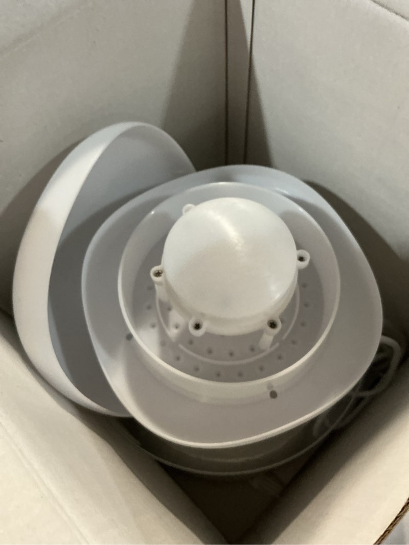 Condition photo showing As Is for cjc cloud rain humidifier for bedroom with soothing rain sounds sleep aid, waterfall night light, mushroom design air moisturizer?room decor aesthetic for living room (white) regular