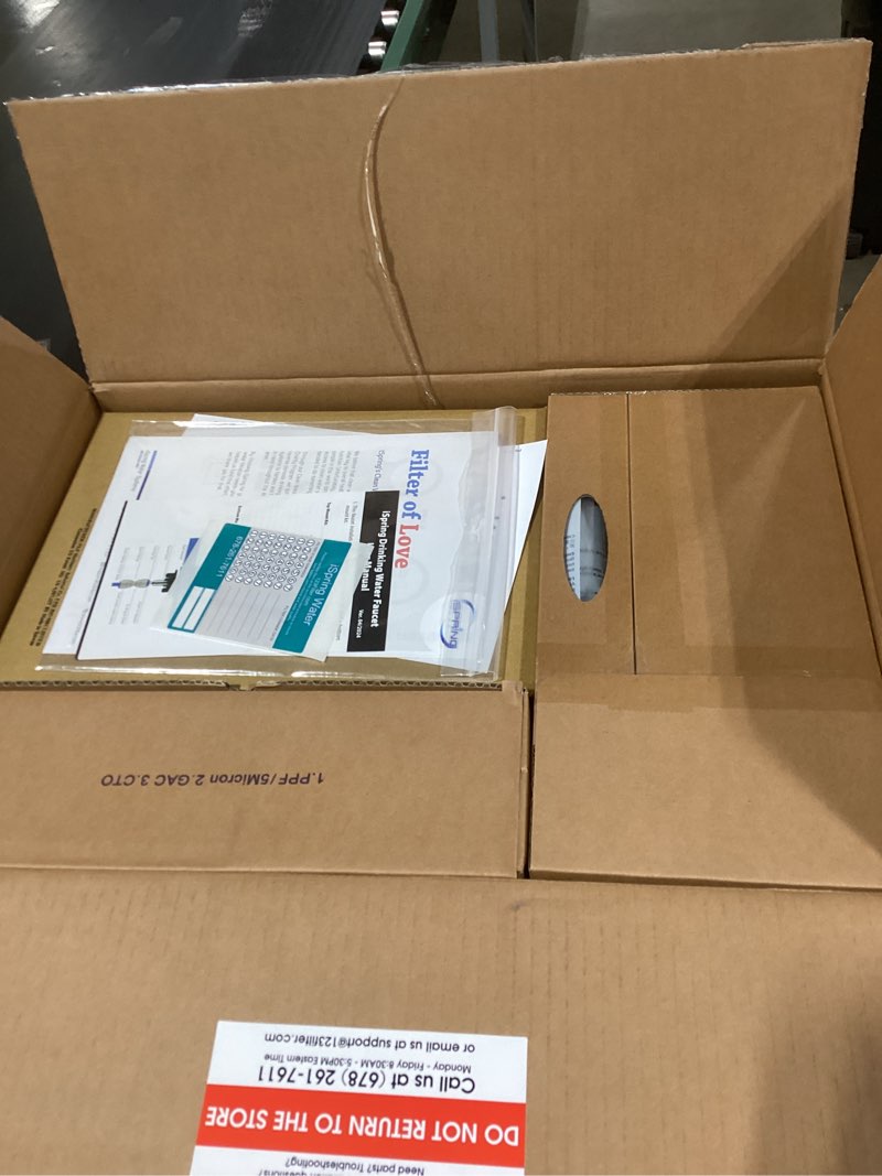 Condition photo showing New/Like New for iSpring RCC7AK, NSF Certified, 75 GPD, Alkaline 6-Stage Reverse Osmosis System, pH+ Remineralization RO Water Filter System Under Sink, Patented Top-Mounted Faucet Design for Easy Installation