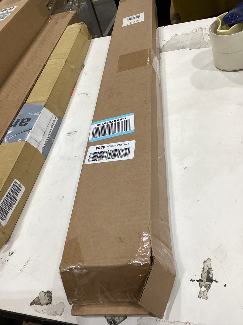 Condition photo showing Good Condition for lazblinds no tools no drill 1" vinyl mini blinds, cordless blinds for windows, light filtering horizontal window blinds & shades, 32" w x 64" h, white cordless-white 32" w x 64" h