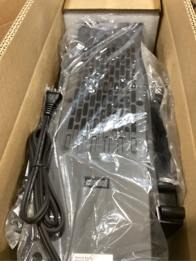 Condition photo showing Good Condition for Space Heater, 25" Space Heaters for Indoor Use, 1500W Electric Heaters with Remote, Tower Heater with Overheat & Tip-Over Protection, Quiet, Fast and Safe Heating for Room Bedroom Office Home 1500W Space Heater