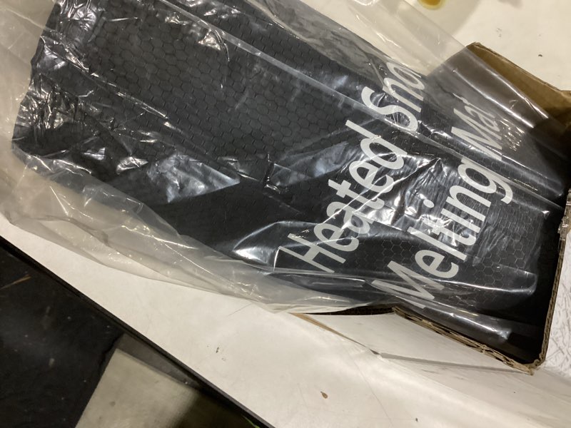 Condition photo showing Good Condition for Heated Snow Melting Mats,21in x 10FT Heated Outdoor Mats for Winter Snow Removal,Snow and Ice Melting Mats for Proof and Sidewalks