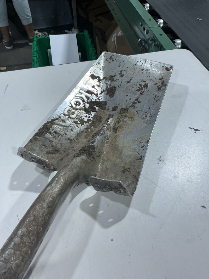 Condition photo showing As Is for kobalt 20.5-in fiberglass d-handle garden spade