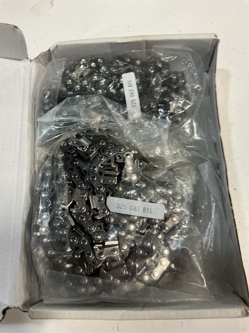 Condition photo showing Good Condition for 5 pack 20 inch chainsaw chain fit stihl .325" pitch .063" gauge 81 drive links for 26rs-81, 26rm3-81 for stihl ms290, ms291, ms271, ms261, 3639-005-0081, oregon v81, l81, 22lpx081g and more 20" 81dl .325" .063" 5 pack