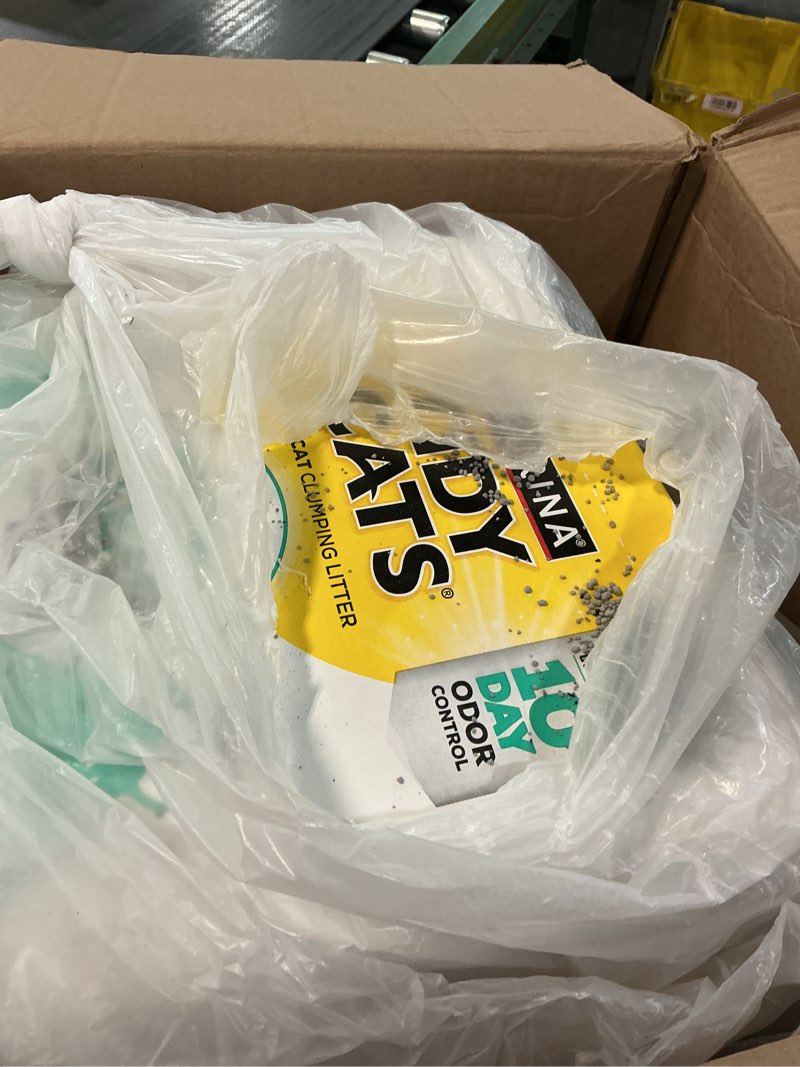 Condition photo showing As Is for purina tidy cats free and clean unscented cat litter - 38 lb. box 38 pound (pack of 1)