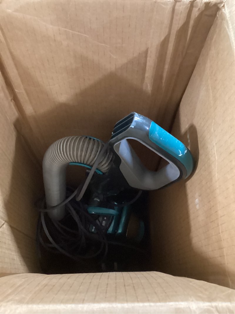 Condition photo showing As Is for Kenmore Intuition Bagged Upright Vacuum Lift-Up Carpet Cleaner 2-Motor Power Suction with HEPA Filter, 3-in-1 Combination Tool, HandiMate for Floor, Pet Hair, 14pounds, Green