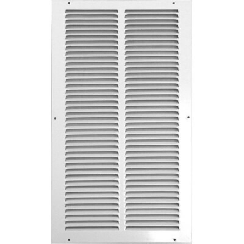 accord ventilation 12-in x 16-in steel white sidewall/ceiling grille