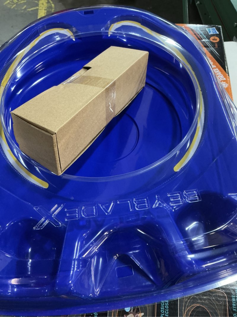 Condition photo showing Good Condition for Beyblade X Drop Attack Battle Set with Beystadium Arena, 2 Takara Tomy Tops & Launchers, Impact Drake 9-60LR & Hover Wyvern 3-85N, Battling Game Toys, Kids, Ages 8+