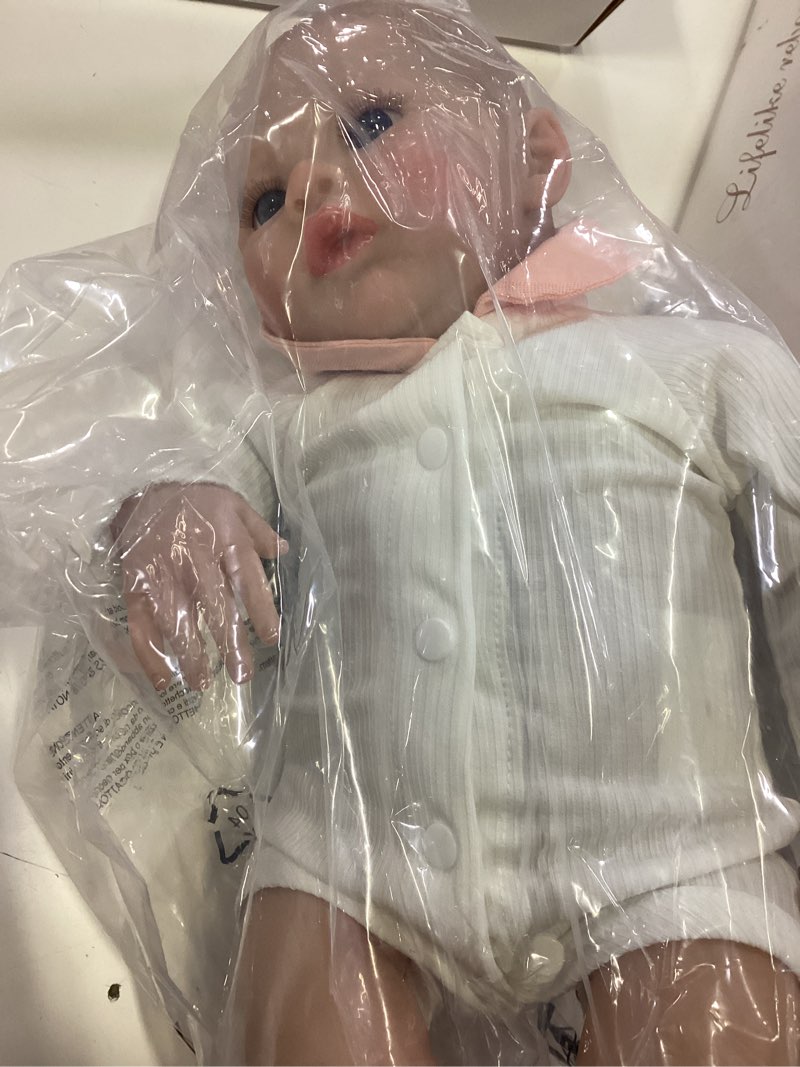 Condition photo showing New/Like New for realistic reborn baby dolls-18 inch real life baby dolls girl lifelike baby doll with accessories for 3+ years old (white) meadow-white