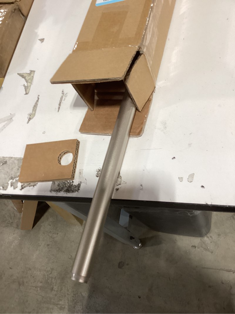 Condition photo showing New/Like New for amazon basics sturdy adjustable curtain rod for windows with round finials, easy installation, 1-inch rod, 36" to 72", nickel, 1-pack 1-inch rod 36" to 72" nickel 1-pack