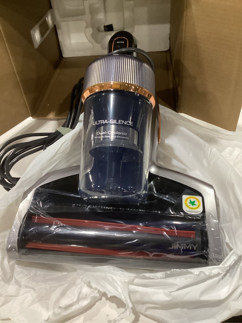 Condition photo showing New/Like New for Jimmy BX7 Pro Max Graphene Mattress Vacuum Cleaner with Dust Sensor, Bed Vacuum with UV Light, 550W Powerful 16Kpa Suction Handheld Vacuums Couch Cleaner (Corded), NOT TESTED