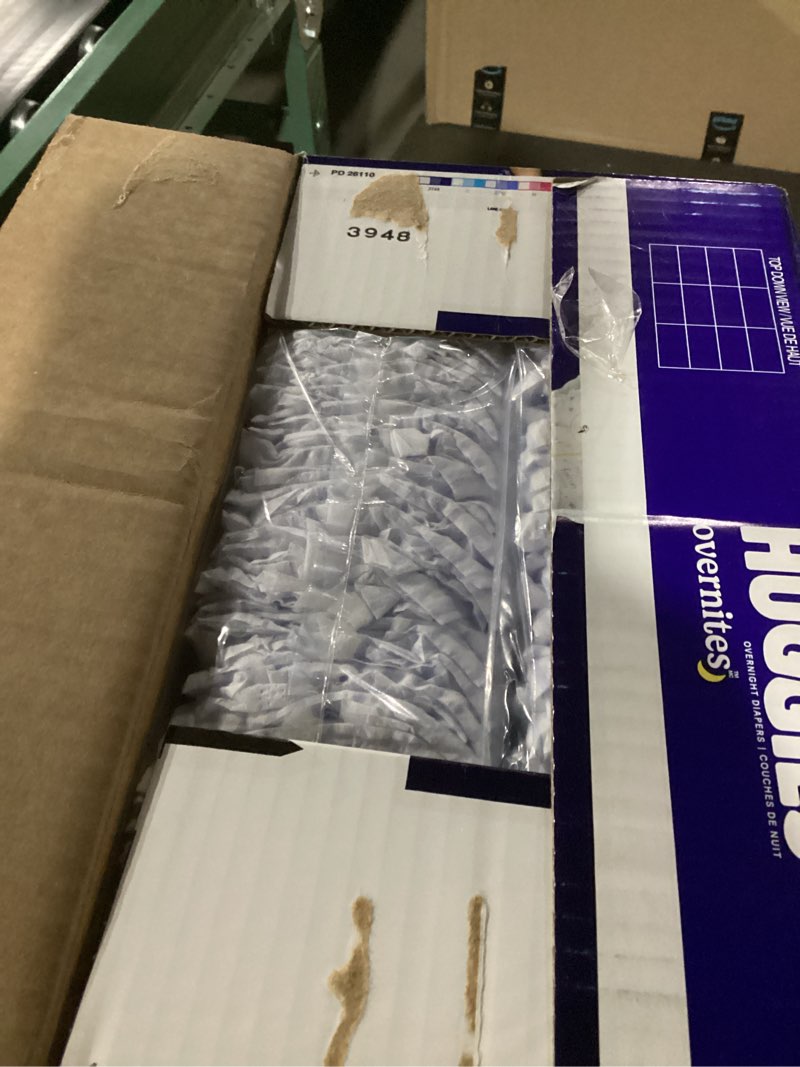 Condition photo showing Good Condition for Huggies Size 6 Overnites Baby Diapers: Overnight Diapers, Size 6 (35+ lbs), 72 Ct, Packaging May Vary Size 6 72