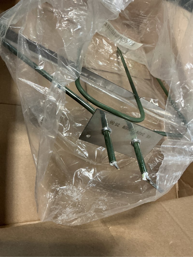 Condition photo showing As Is for wb44k10002 wb30x46986 range oven broil bake element compatible with ge general electric kenmore j2b915beh1bb, wb44k10002 oven bake heating element 240v 3410w replace ap7216187